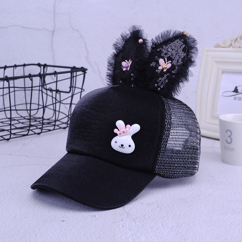 LuxioWear Sequined Ear Cap | Sparkly Crepe Hat for Women & Kids