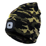 LuxioWear LED Knit Hat | Warm Knitted Beanie with Glowing Light