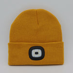 LuxioWear LED Knit Hat | Warm Knitted Beanie with Glowing Light