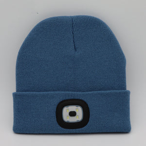 LuxioWear LED Knit Hat | Warm Knitted Beanie with Glowing Light