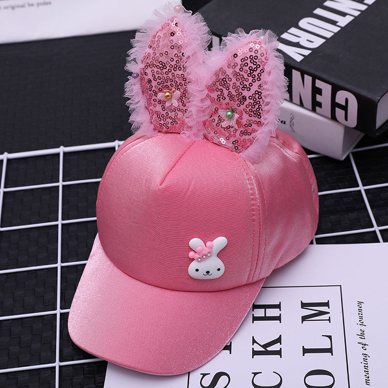 LuxioWear Sequined Ear Cap | Sparkly Crepe Hat for Women & Kids