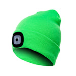 LuxioWear LED Knit Hat | Warm Knitted Beanie with Glowing Light
