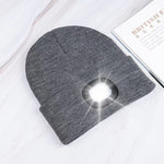 LuxioWear LED Knit Hat | Warm Knitted Beanie with Glowing Light