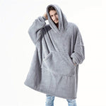 LuxioWear Oversized Hoodie Blanket | Double-Sided Fleece Sweatshirt