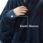 LuxioWear Oversized Hoodie Blanket | Double-Sided Fleece Sweatshirt