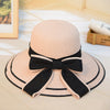 LuxioWear Women’s Big Brim Beach Hat | Sun Protection Straw Hat with Bow