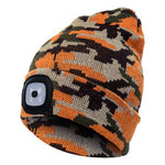 LuxioWear LED Knit Hat | Warm Knitted Beanie with Glowing Light