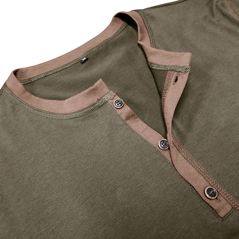 LuxioWear Mens Polo Shirt | Summer Short Sleeve V-Neck T-Shirt