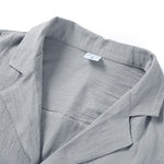 LuxioWear Mens Casual Button-Down Shirt | Summer Linen Cotton Beach Shirt
