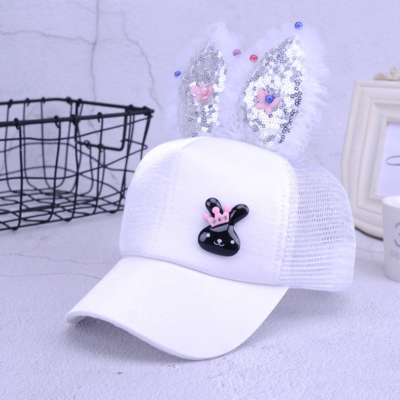 LuxioWear Sequined Ear Cap | Sparkly Crepe Hat for Women & Kids