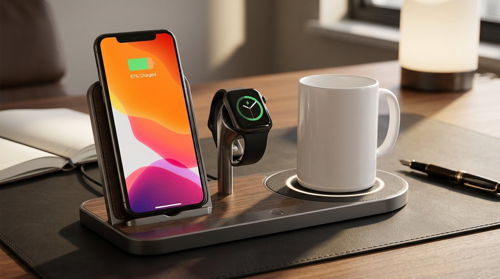 3-in-1 Wireless Charging Station with USB-C | 36W Charging Dock
