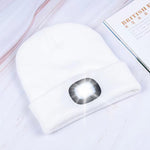 LuxioWear LED Knit Hat | Warm Knitted Beanie with Glowing Light
