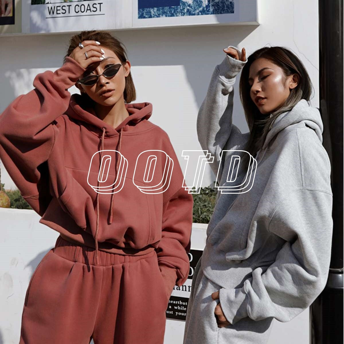 LuxioWear Womens Hoodie Set | Autumn Winter Casual Sports Suit