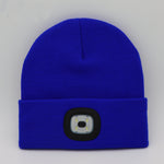 LuxioWear LED Knit Hat | Warm Knitted Beanie with Glowing Light