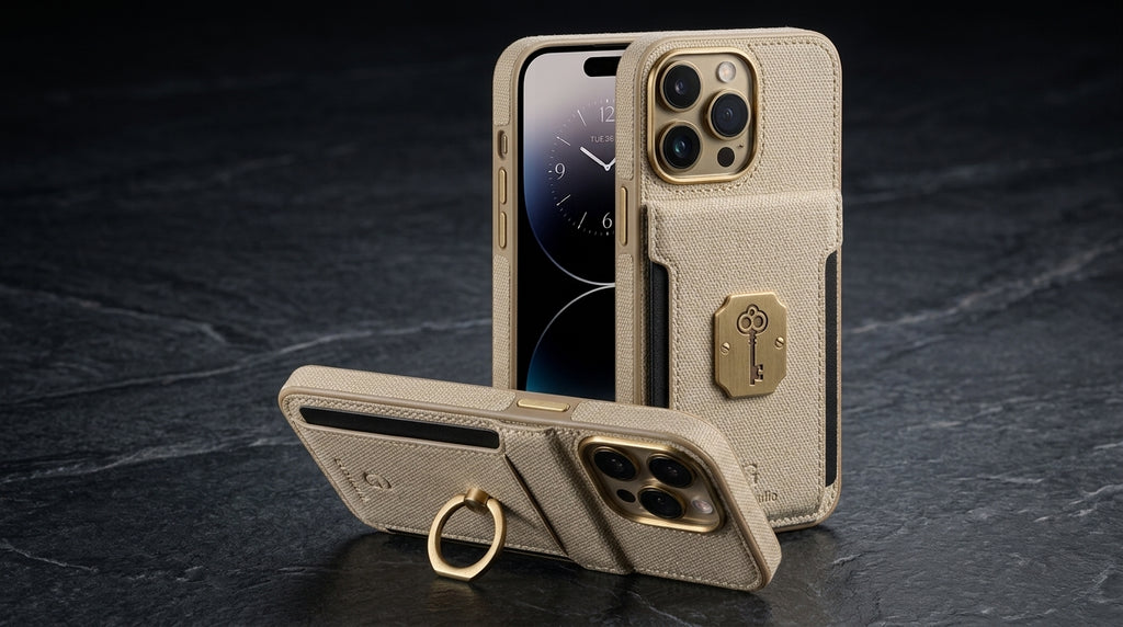 Flexible Ring Grip Phone Case for iPhone 15 Pro Max | TPU Cover