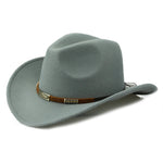 LuxioWear Woolen Denim Cowboy Hat | Western Style Felt Cap
