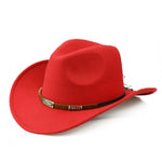 LuxioWear Woolen Denim Cowboy Hat | Western Style Felt Cap