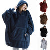LuxioWear Oversized Hoodie Blanket | Double-Sided Fleece Sweatshirt