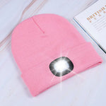 LuxioWear LED Knit Hat | Warm Knitted Beanie with Glowing Light